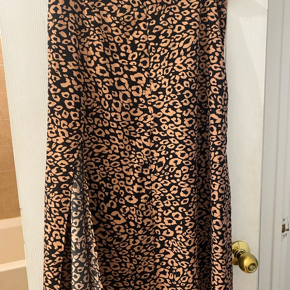 Leopard Print Women's Skirt